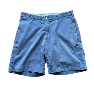 Peter Millar Men's Chino Dress Shorts - Dusty Blue Size 36, 7" Inseam